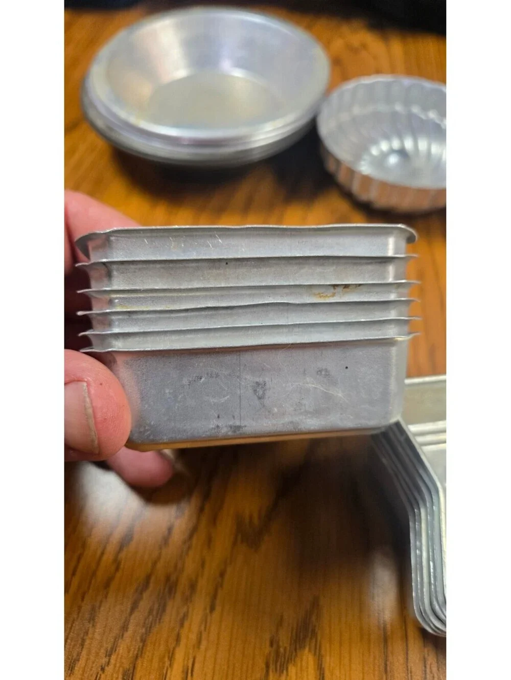 Vintage Aluminum Baking Molds Set - Various Shapes